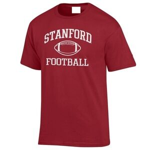 Stanford Cardinal Champion Football Icon T-Shirt - Cardinal